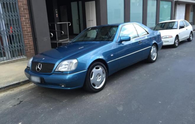 C140 W140 Mercedes s class coupe Quartz Blue images Australia RHD (5).jpg