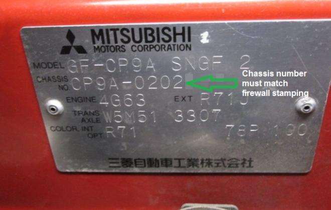Chassis ID plate - Chassis Number TME Evo.jpg