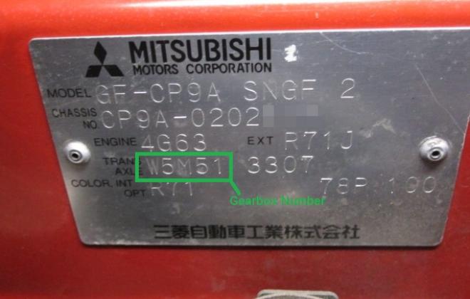 Chassis ID plate TME gearbox number.jpg