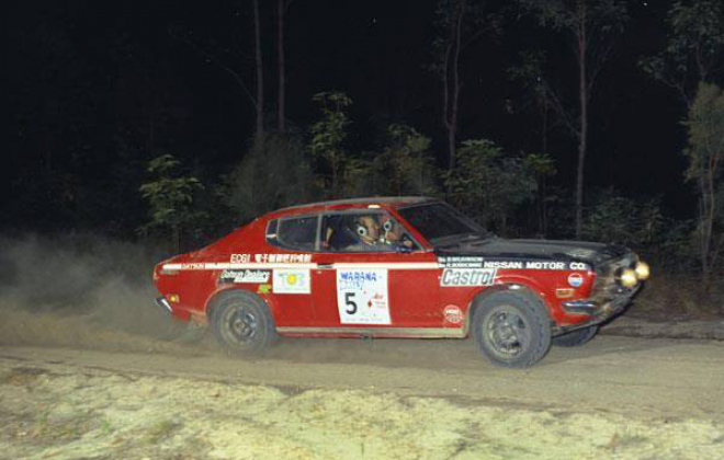 Datsun 180B SSS 610 hardtop coupe at Warana Rally 1972 images 1.png