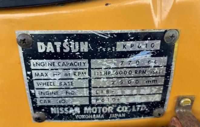 Datsun 180B SSS Orange original for sale 2023 Australia coupe (7).jpg
