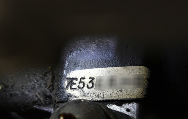 Engine number on side of engine block E-type 1968.png