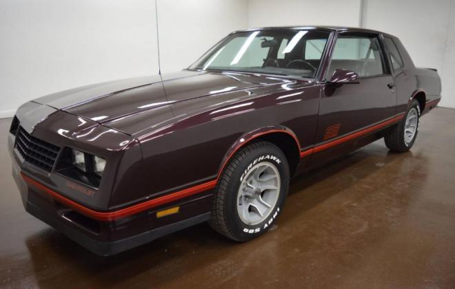 Exterior images 1987 Chevy Monte Carlo SS Aerocoupe Maroon burgundy paint (29).jpg