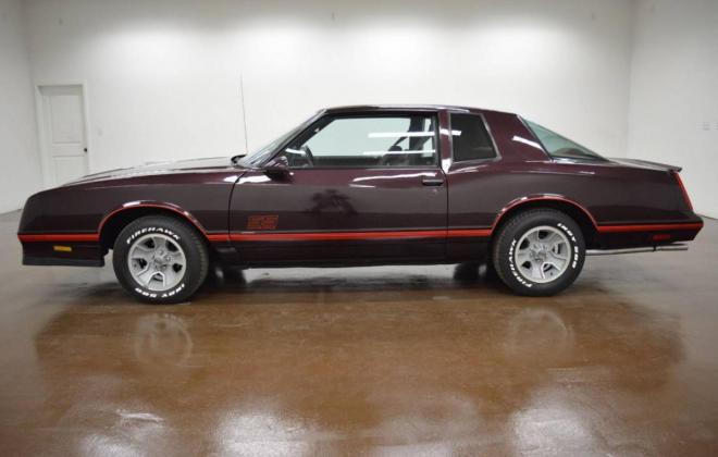 Exterior images 1987 Chevy Monte Carlo SS Aerocoupe Maroon burgundy paint (30).jpg