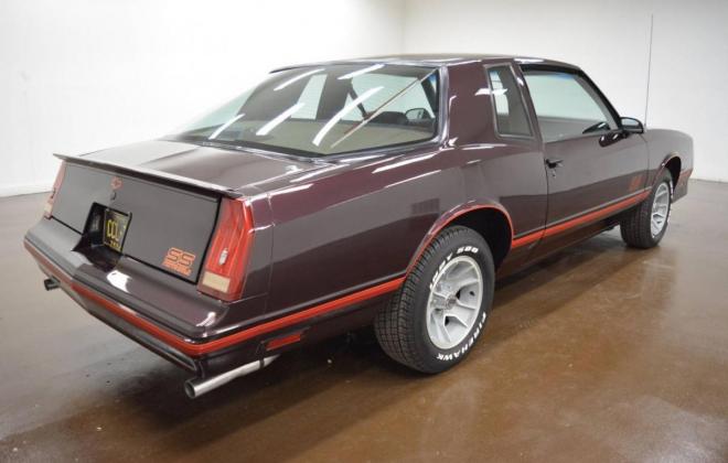 Exterior images 1987 Chevy Monte Carlo SS Aerocoupe Maroon burgundy paint (33).jpg