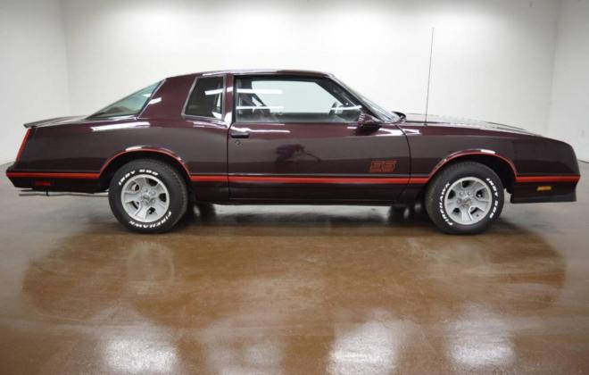 Exterior images 1987 Chevy Monte Carlo SS Aerocoupe Maroon burgundy paint (34).jpg