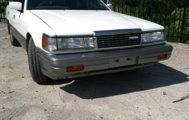 For sale - 1987 Mazda 929 hardtop sedan white over grey Australia (4).png