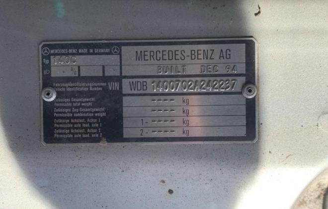 For sale - barn find Mercedes C140 coupe S500 1994 1995 (8).jpg