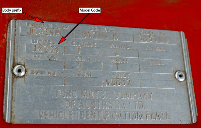 Ford Fairmont Ghia XE ESP chassis plate model code and body prefix code  (3).png