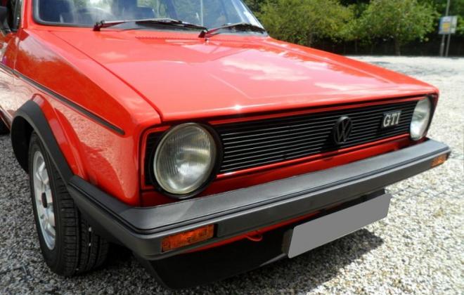 vw golf mk1 red