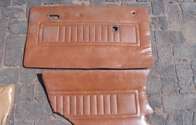 Front and rear door cards in tan Leyland GTS.png