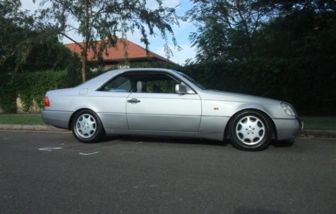 Grey silver C140 Mercedes S500 Coupe 1994 Australia classic (8).jpg