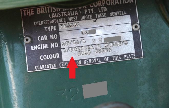 ID plate paint code MK1 Morris Cooper S.jpg