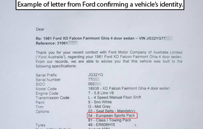 Letter from Ford Australia confirming VIN Serial number for XD ESP Option 54 (2).png