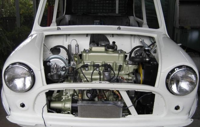 MK2 Morris Cooper S engine bay and oil cooler.jpg