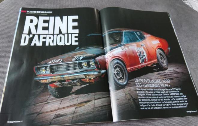 Magazine article Datsun 180B SSS 1974 Bandama Rally Rallye de Bandama (5).jpg