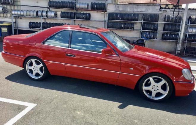 Mercedes C140 140 coupe Imperial Red paint code 582.jpg