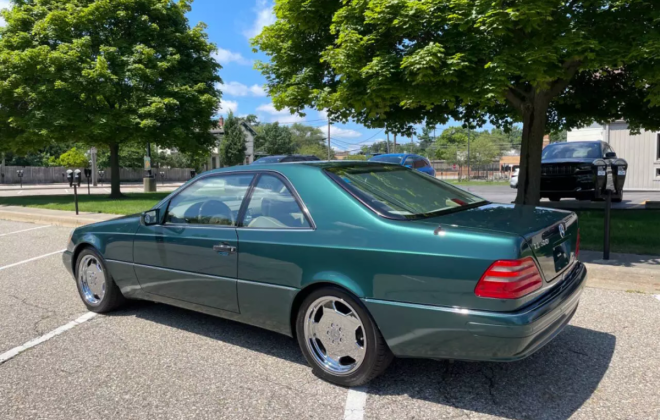 Mercedes C140 W140 coupe aspen Green 1999 rare (1).png