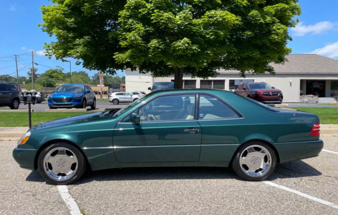 Mercedes C140 W140 coupe aspen Green 1999 rare (13).png