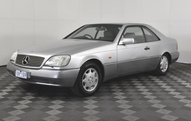 Mercedes Silver over Grey S500 coupe 1994 for sale 2022 Australia (1).jpg