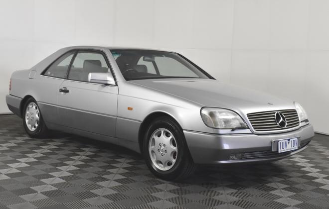 Mercedes Silver over Grey S500 coupe 1994 for sale 2022 Australia (3).jpg