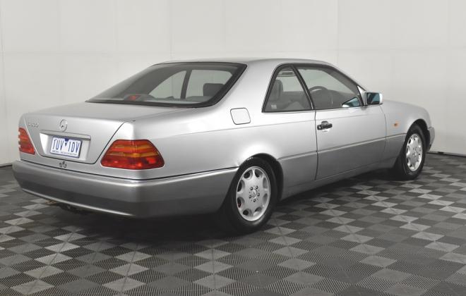 Mercedes Silver over Grey S500 coupe 1994 for sale 2022 Australia (4).jpg