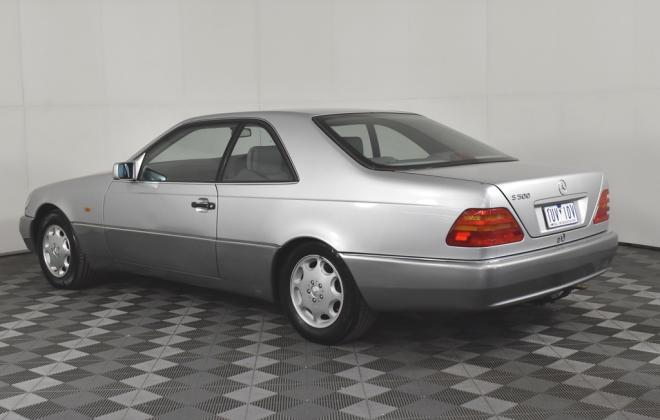 Mercedes Silver over Grey S500 coupe 1994 for sale 2022 Australia (5).jpg