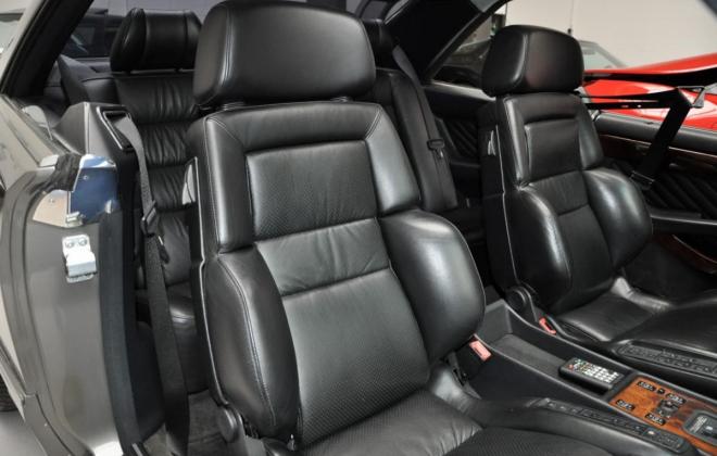 N C126 Mercedes 560SEC AMG Widebody interior black leather (14).JPG