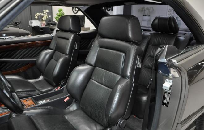 N C126 Mercedes 560SEC AMG Widebody interior black leather (6).JPG