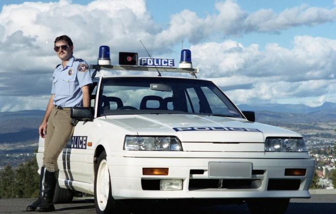 Nissan Skyline R31 GTS2 Tasmanian Police cars SVD 1990 (5).jpg