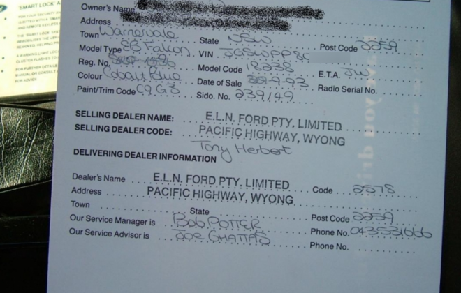 Original EB Ford Facon GT sale receipt.png