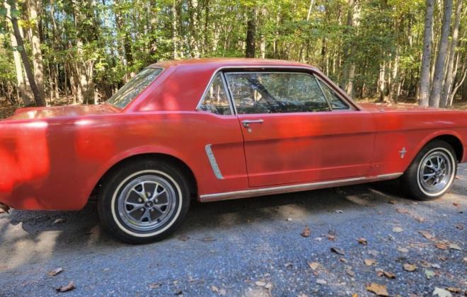 Original Rangoon Red Ford Mustang 1964 unrestored for sale exterior images (4).jpg
