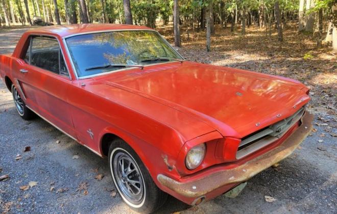 Original Rangoon Red Ford Mustang 1964 unrestored for sale exterior images (6).jpg