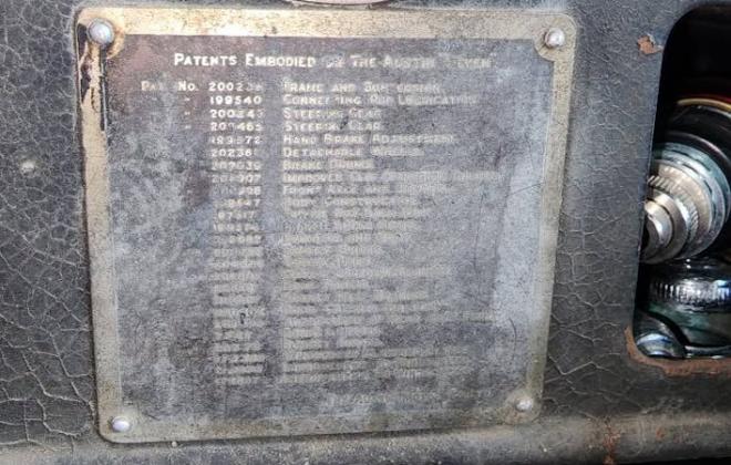 Original unrestored Austin 7 1930 Fabric saloon (3).jpg