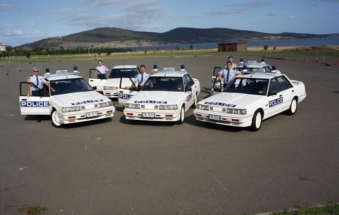 R31 Skyline Silhouette GTS Australian Tasmanian police car GTS1 SVD 1988 (2).jpg