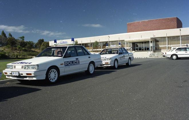 R31 Skyline Silhouette GTS Australian Tasmanian police car GTS1 SVD 1988 (5).jpg