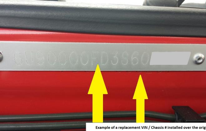 Series 6 Mazda FD RX7 Spirit R Chassis number stamping firewall bulkhead covered changed VIN.JPG