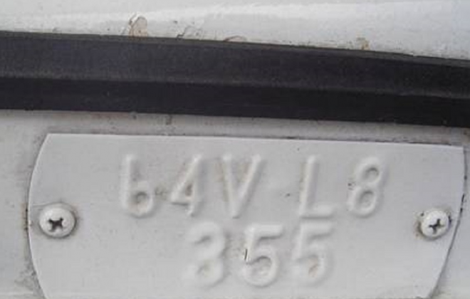 Series I Studebaker Daytona firewall body tag number.png
