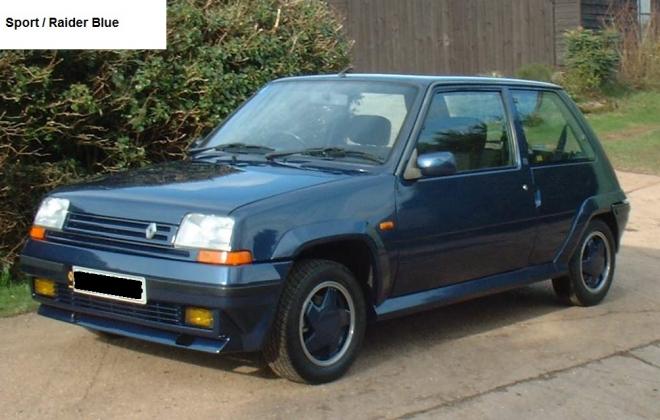 Info Guide 19 1991 Renault 5 Gt Turbo Phase 2 Classicregister