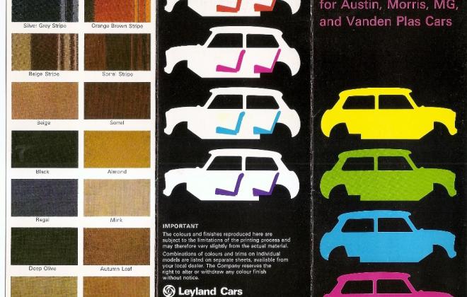British Leyland square `L¿ logo stickers Mini 1275GT MG 