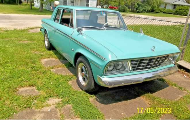 Turquoise 1965 Studebaker Commander 2 door for sale 2025 (1).png