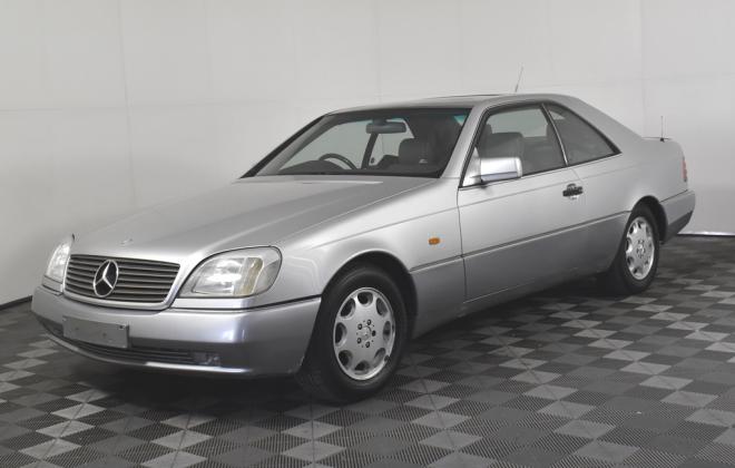 Two tone silver 1993 Mercedes C140 S500 Australian delivered for sale (1).jpg