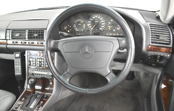 Two tone silver 1993 Mercedes C140 S500 Australian delivered for sale (34).jpg