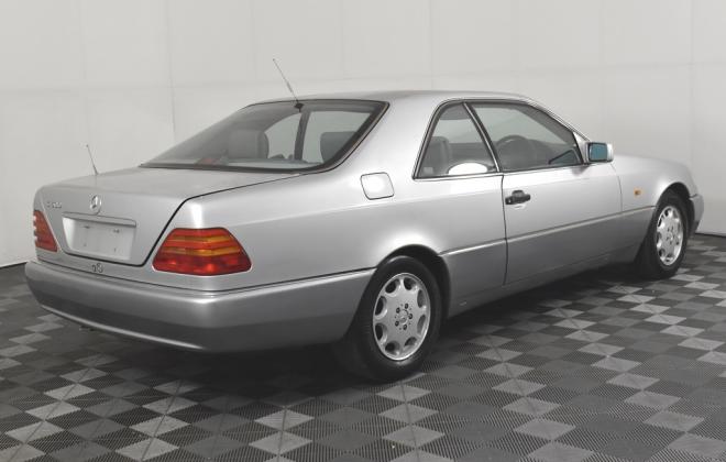Two tone silver 1993 Mercedes C140 S500 Australian delivered for sale (4).jpg