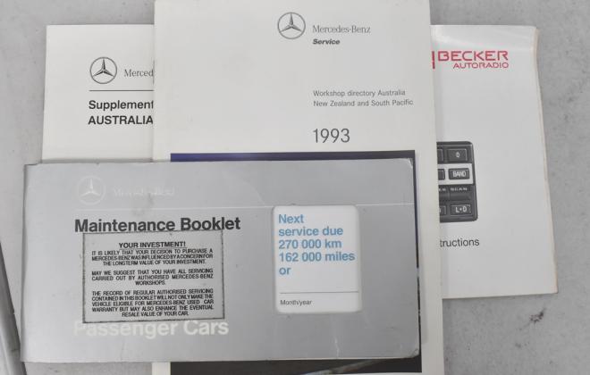 Two tone silver 1993 Mercedes C140 S500 Australian delivered for sale (45).jpg