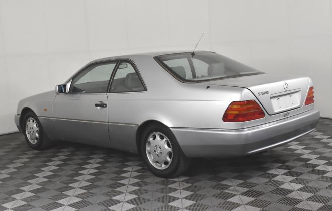 Two tone silver 1993 Mercedes C140 S500 Australian delivered for sale (6).jpg