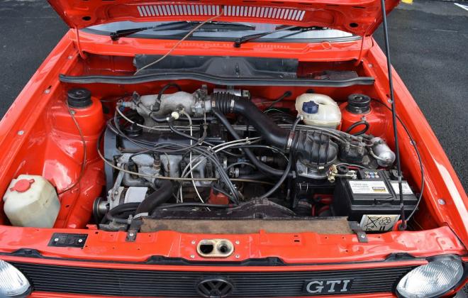 VW Golf MK1 GTI engine bay red 1.6.JPG