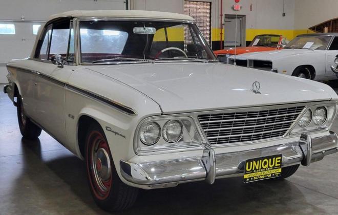 White 1964 Studebaker Daytona covertible for sale USA 2024 V8 (3).jpg