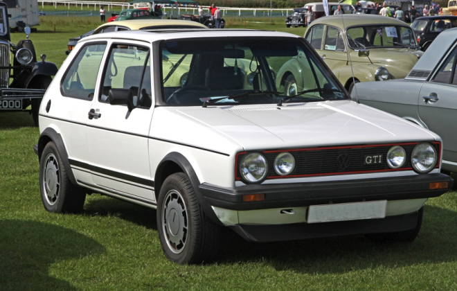 White MK1 Golf GTI Campaign Edition front UK VW.png