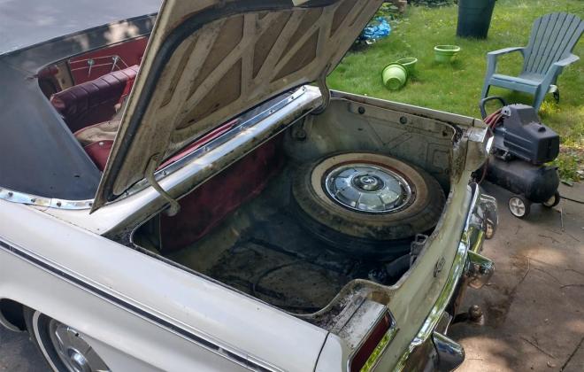 White rusty unrestored Studebaker Daytona convertible USA (5).jpg